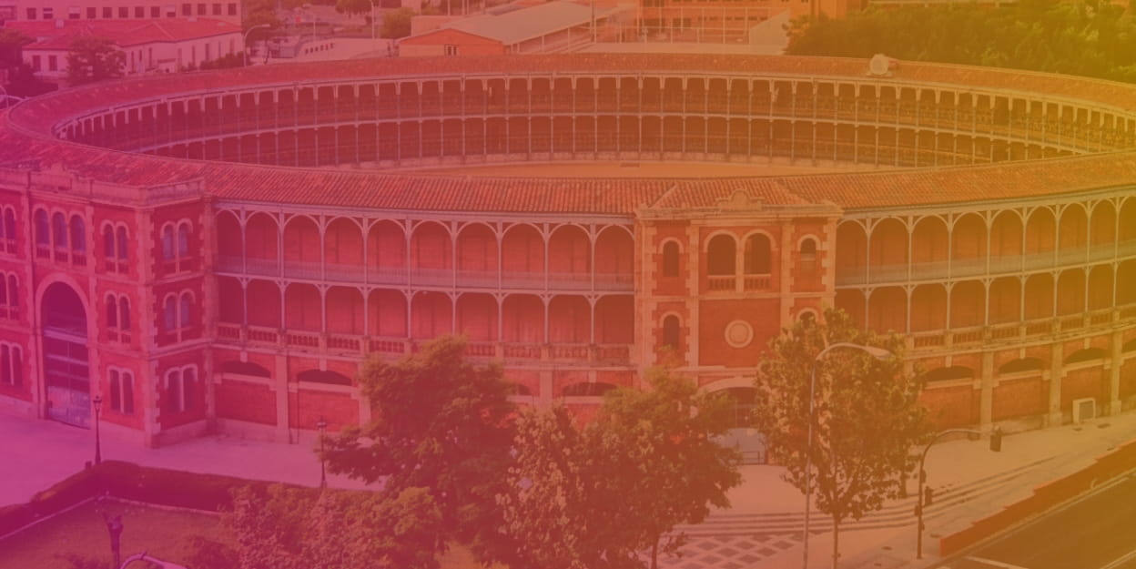 Foto de la plaza de toros de La Glorieta